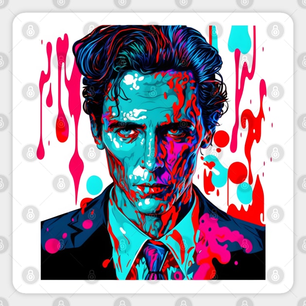 American Psycho, Patrick Bateman Magnet by Tazlo